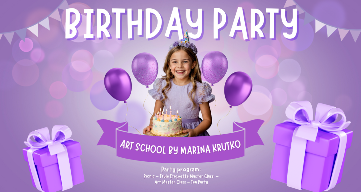 Children’s Birthday Party at Art School by Marina Krutko