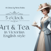 “5 o’clock” – Art & Tea in Victorian English Style